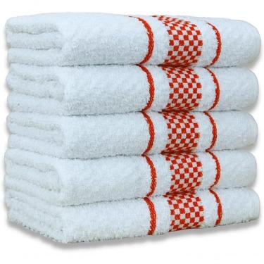 Imagem de Kit 5 Pano De Prato Super Luxo Atoalhado Premium Gourmet Beka - Vermelho