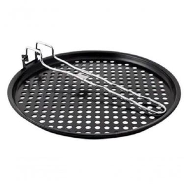 Imagem de Grelha Pizza Grill Para Churrasqueira Em Inox Preto 65.5 Cm - Mimo Style - Ah20301