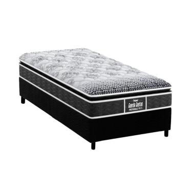 Imagem de Cama Box Solteiro: Colchão Anatômico Probel D28/Ep Guarda Costas Prómiddle Plus + Base Black(88X188)