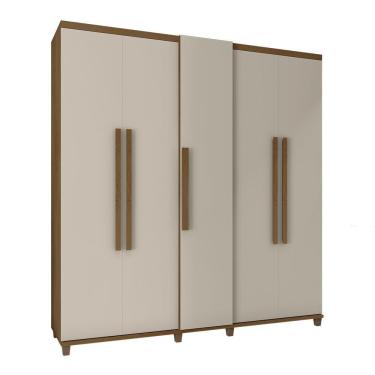 Imagem de Roupeiro 5 Portas Arezzo Cinamomo Off White