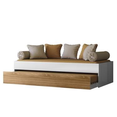 Imagem de Bicama Solteiro Flex 3800 Branco Nature Plla Branco Nature