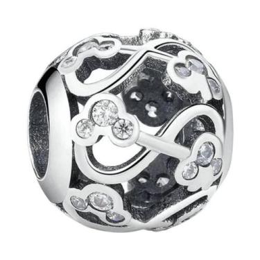 Imagem de Charm De Prata Esterlina 925 Da Disney Para Pulseira Mickey Minnie, Be
