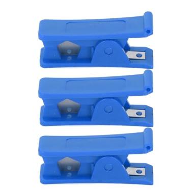 Imagem de Cortador de tubos PTFE compacto com corte suave com design autossustentável, amplas aplicações para tubos PE PU PA (azul)