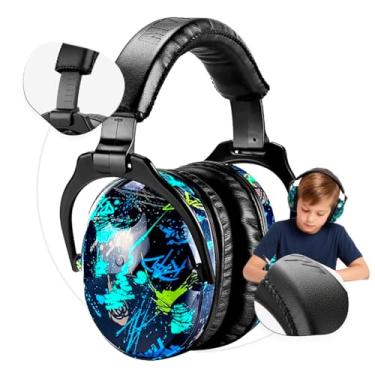 Imagem de NAUTILUS OCEAN - Protetor Auricular para Autismo, Dobrável, Azul, Redução de 22dB, Conforto Sensorial, Infantil e Adulto (Grafite)