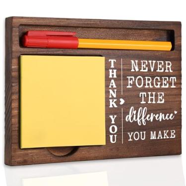 Imagem de Organizador de mesa de agradecimento, presente de agradecimento para professores, enfermeiros, profissionais de saúde, para despedida de aniversário de aposentadoria, presente de férias, material de