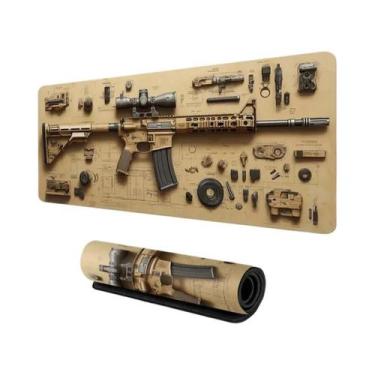 Imagem de Tapete De Mesa Grande Antiderrapante Para Jogos, Teclado E Componentes