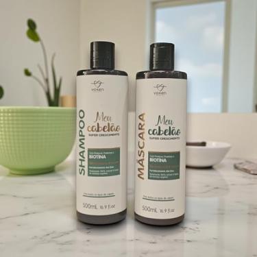 Imagem de Dubie Kit Meu Cabelão, Shampoo e Máscara para Crescimento Capilar com Biotina, 500ml cada
