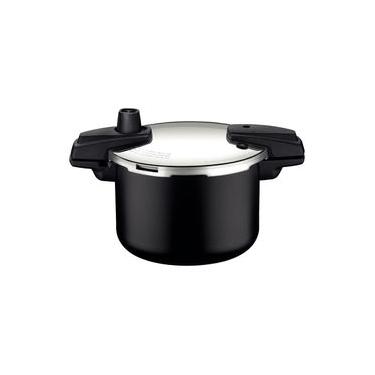 Imagem de Panela de Pressão Tramontina Arizona em Alumínio Antiaderente Starflon Max Preto 20 cm 4,5 L