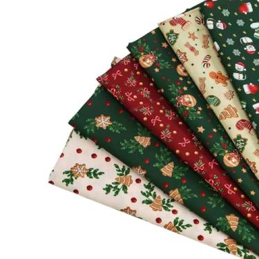 Imagem de Tecido Festivo de Natal - 150cm Largo Material Tecido de Poliéster, Estampas Pássaro Cartoon/Floco de Neve/Azevinho - 1unid para Costurar Travesseiros/Saia de Árvore/Sacos de Presente(Style8,300X150cm)