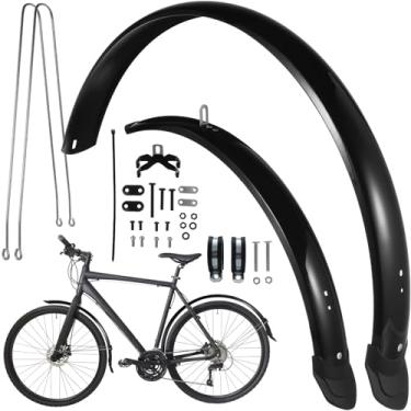 Imagem de Conjunto de 1 Para-lama para Bicicleta de Estrada/Montanha 700C com Instalação Simples e Removível, Acessório Universal para Ciclismo de 26 Polegadas
