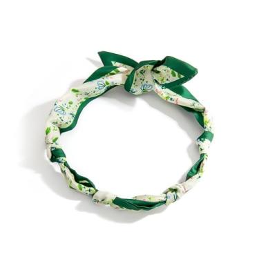 Imagem de KummerSaprk Colar de seda com berloque, bandana, colares de gravata de seda coloridos, joias modernas, presentes de Natal para mulheres, Large, Zinco, Sem Pedra Preciosa