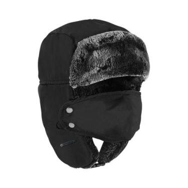 Imagem de Chapéu Ushanka Masculino De Inverno Com Máscara À Prova De Vento, Esti