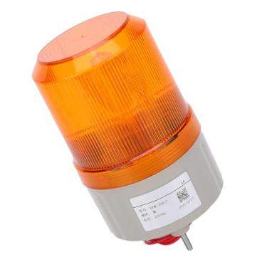 Imagem de Cryfokt BERM Warning LED Sound Light Lâmpada de Alarme de Emergência à Prova D'água para Fábricas, Edifícios de Escritórios, Escolas ABSP 220VAC (Amarelo)