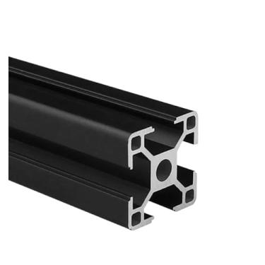 Imagem de 1 peça preta 3030 T-Slot de alumínio anodizado perfil extrusão 100mm-1000 mm comprimento trilho linear para impressora CNC 3D (850 mm)