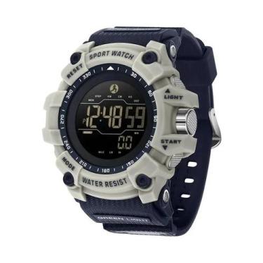 Imagem de Relógio Esportivo Masculino À Prova D'Água Com Grande Mostrador, Multi