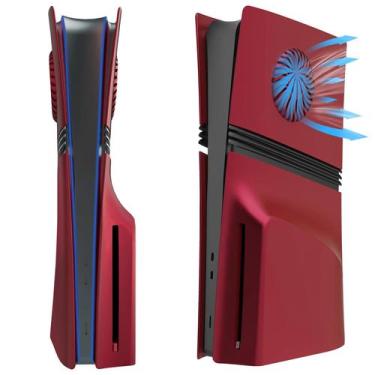 Imagem de Carcasas Megadream para Consola PS5 Pro con Ventilación en Rojo x4