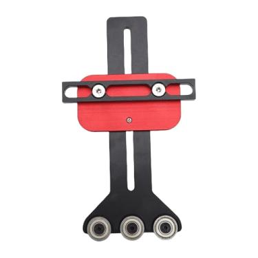 Imagem de GOTOTOP Gabinete Fino de Serra de Mesa, Gabarito de Serra de Mesa 3 Trilhos de Tabela de Tabela para 3/8x3/4in u Slot 1/4x3/8in T Slot Métrica Imperial Escalas de Alumínio Liga de