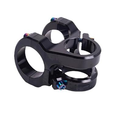 Imagem de Mesa de Bicicleta MTB 35mm em Liga de Alumínio Forjado, 0 Graus, com Trava Lateral Resistente para Garfo de 28,6mm e Guidão de 31,8mm(CNC Black)