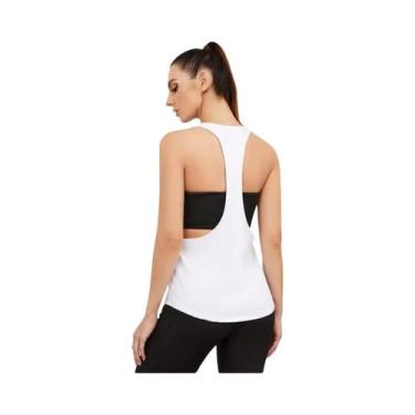 Imagem de Camiseta Sem Mangas De Yoga Feminina Em Cor Sólida, Blusa Esportiva Ca