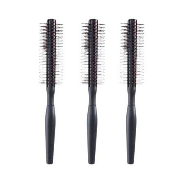 Imagem de Escova De Cabelo Profissional Anti-estática Com Cerdas Cilíndricas Par