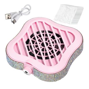 Imagem de Coletor de Poeira de Unhas - Ferramenta de Limpeza e Silenciosa - Coletor De Poeira Para Unhas Com Potência De Sucção Ajustável E 10 Filtros,Para Salão, Escrivaninha, Casa, Manicure, De