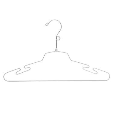 Imagem de Otoolling Cabides de fio Iingerie, cabides de arame de metal cromado de 40 cm com gancho de laço, cabide de biquíni resistente para sutiãs, regatas, sutiãs, pacote com 20