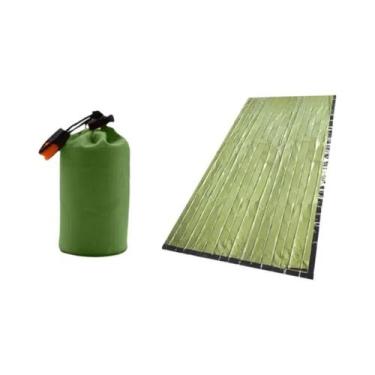 Imagem de Saco De Dormir De Emergência Impermeável E Leve, Cobertor De Sobrevivê