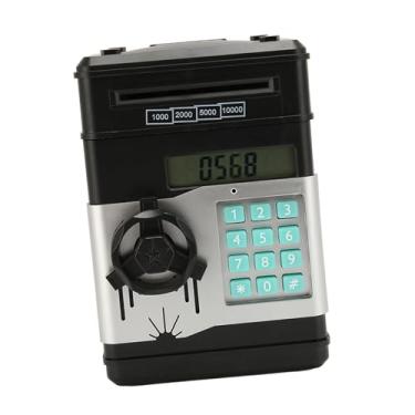 Imagem de Banco de Dinheiro Eletrônico em Moedas Porco Lata ATM com Display Digital Brinquedo Educativo para Crianças Meninos Meninas Aprender Gestão Financeira