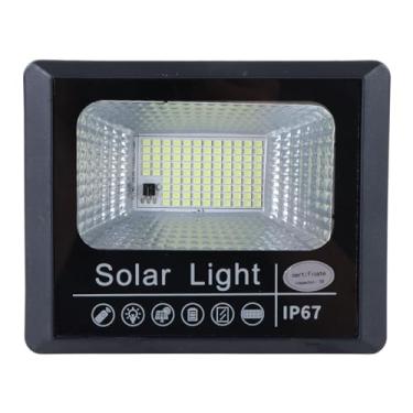 Imagem de Hyuduo Holofote LED Solar de 30 W, Iluminação Externa à Prova D'água IP67 Com Controle Remoto e Sensor de Luz, para Garagem, Pátio e Jardim