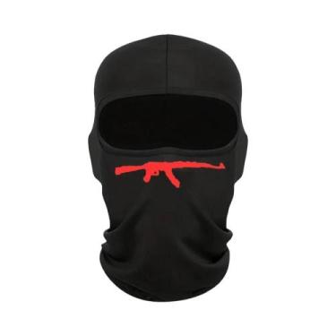 Imagem de Balaclava Unissex Com Estampa De AK47, Gorro Pullover, Proteção Solar,