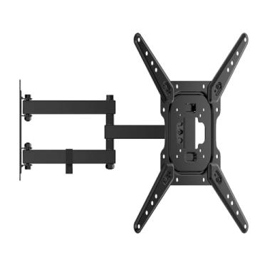 Imagem de Suporte de Parede Life TV 23" a 55" Articulado Full Motion Rotação 90° Inclinação Ajustável Suporta 30kg Design Compacto VESA Universal Home Theater Preto