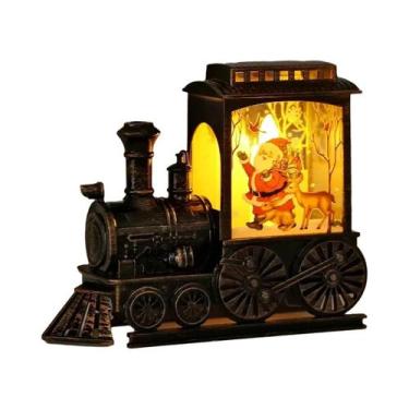 Imagem de Luzes Noturnas Vintage LED, Lâmpada Portátil Em Forma De Trem, Lantern