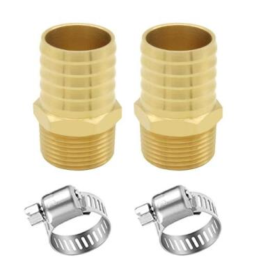 Imagem de Encaixes de mangueira JoyTube 1/2 Barb para 3/4 NPT Male Thread