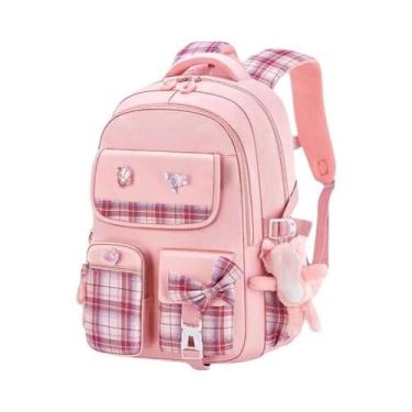 Imagem de Mochila Ergonômica Grande E Leve À Prova d'Água Para Alunos Do Ensino 