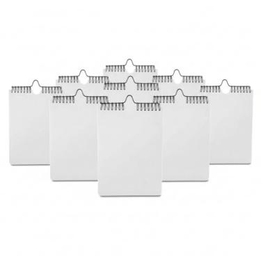 Imagem de Caderno Planner com Capa em PU, 90 Folhas, 95 g/m², Páginas para Preenchimento Diário, Seções de Prioridades, Agenda do Dia, Tarefas e Horários para Refeições, 22,5x15,7cm (10, Branco)