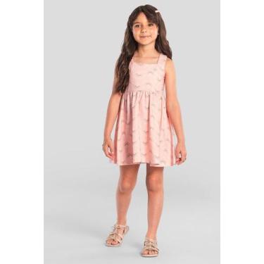 Imagem de Vestido infantil menina de flores Mundi, 10, Rosa