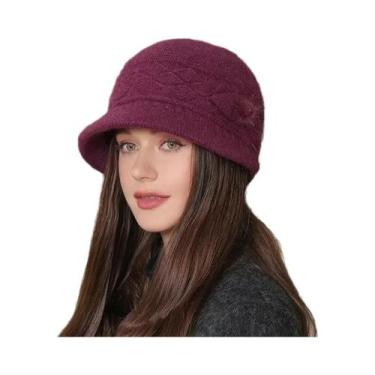 Imagem de Chapéu De Inverno Feminino Quente Com Forro De Pele, Estilo Casual, Go