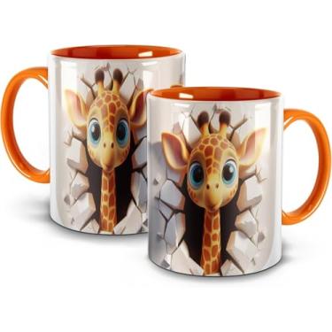 Imagem de Caneca Interna e alça colorida personalize com sua foto/arte/logo/mensagem - Cerâmica - Caneca