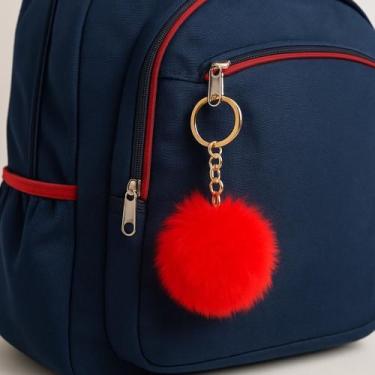 Imagem de Chaveiro Pompom Para Bolsa Mochila Pelúcia Decoração Fofo Bichinhos Bo