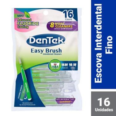 Imagem de Escova Interdental DenTek Easy Brush Fino 16un
