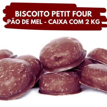 Imagem de Pão de mel com cobertura de chocolate ao leite - caixa com 2 kg - Sant