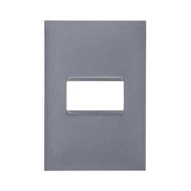 Imagem de Placa 4X2 1 Posto Pial Plus+ Legrand Cinza 618501Cz