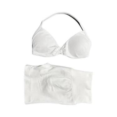 Imagem de Conjunto De Fitness Feminino Sem Costura: Top De Yoga Com Alças E Shor