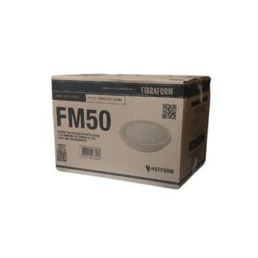Imagem de Marmitex de Isopor com Tampa 500ml FM50 Pequena Fibraform com 100 unid