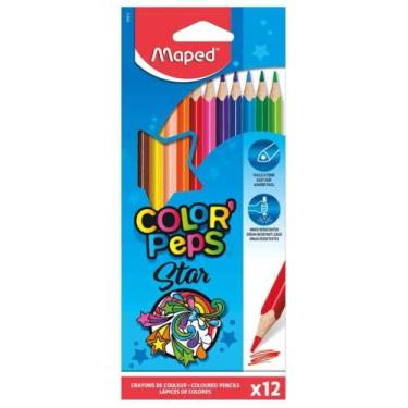 Imagem de Lápis De Cor 12 Cores Color Peps Star MAPED