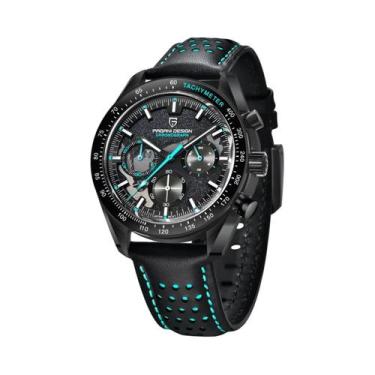 Imagem de Relógio Esportivo Masculino À Prova d'Água Skeleton Sport Chronograph 