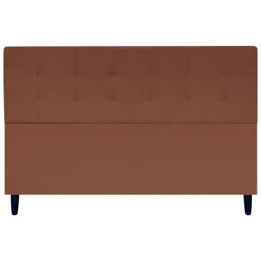 Imagem de Cabeceira Cama Ivy King Ivy 195 Cm Suede Terracota, Suede