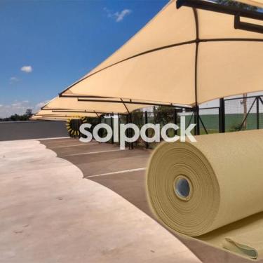 Imagem de Tela para Sombreamento Decorativa Bege 5,20x50M - Decornet - Tela Deco