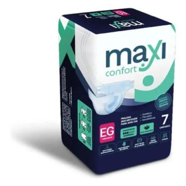 Imagem de Fralda geriatrica pacote com 07 tiras maxi confort - gg