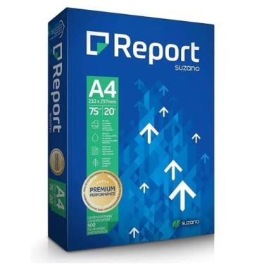 Imagem de 10 Resmas Com 500 Papel Sulfite A4 Branco Copimax 75G - Report